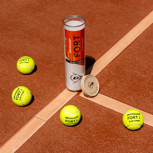 DUNLOP Tennisball Fort Clay Court - Der Profi auf dem Sandplatz