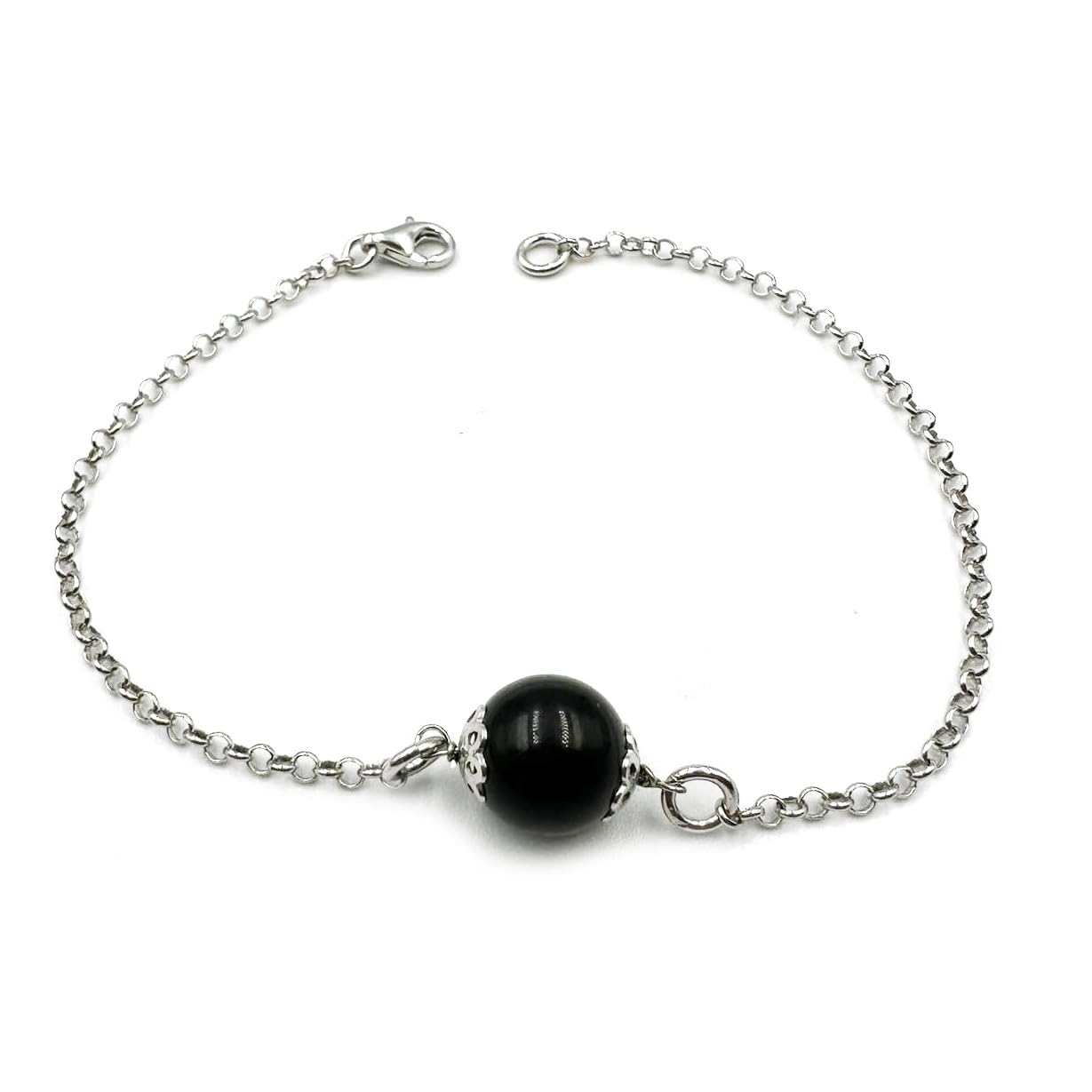 Bracciale Su Coccu Portafortuna in argento 925 made in italy Amuleto Sardo Donna Ragazza malocchi