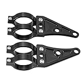 バイク用 AL削出し ヘッドライトステー フォグ径 39mm～41m ホーネット250 (MC31) ホーネット600 ホーネット900 VTR250 NSR250R MC18 MC21 MC28 マグナ250 CB400Four NC36 CBX400F CB400SF NC31 CB400SF V-TEC NC39 CBR400RR CBR600F