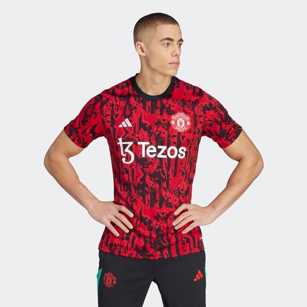 Amazon.com : Adidas Manchester United Pre-Match Jersey