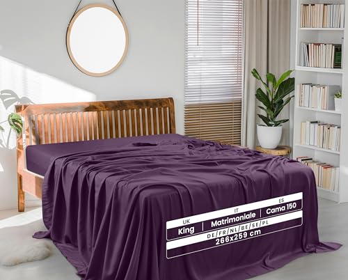 Utopia Bedding, Flat Sheet King Size, OEKO-TEX Certified, Easy Care Soft Brushed Polyester, Microfiber Fabric, Wrinkle - Image 2