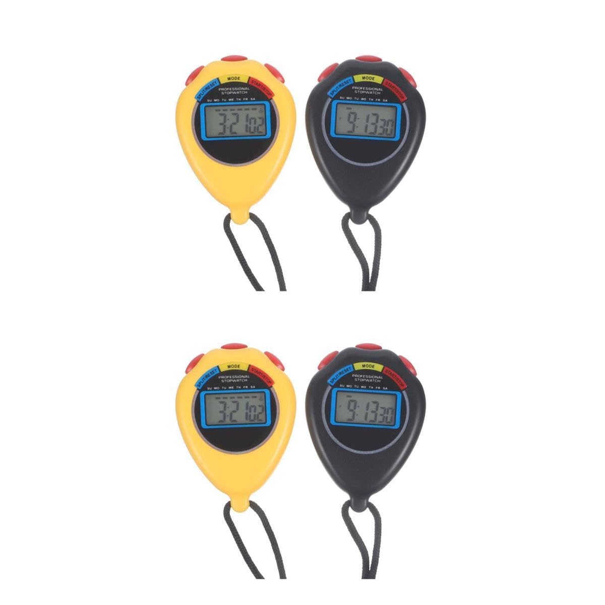 BESTonZON Timer Sportivo con Display Cronometro Multi per Allenamento Palestra E Corsa Timer Elettronico per Fitness Facile Usare E Portatile