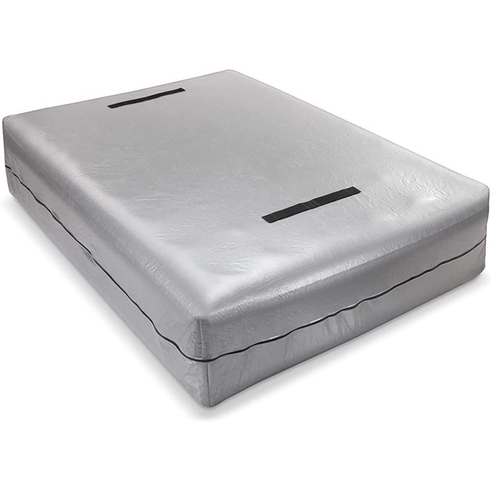 OKUOKA Réutilisable Housse Matelas Demenagement Sac de Rangement de Matelas Double Super épais, Déplacer Le Couvercle du Matelas avec Poignée de renforcement et Fermeture éclair (Size : 208x40.6x158c