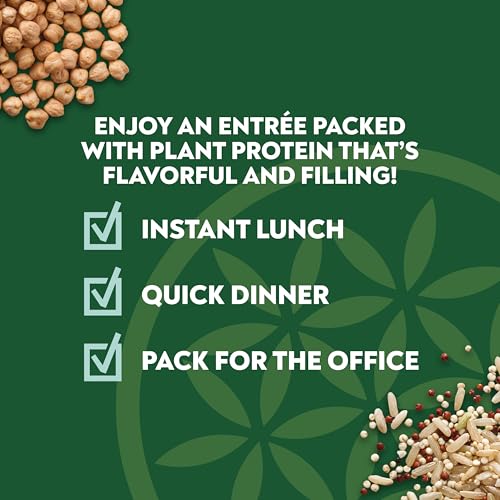 Image of SEEDS OF CHANGE Organic High Protein Bowl Garden Pesto, Prepared Entree, Microwave in 90 Seconds, 9 oz (Pack of 6)