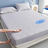 Photo Gallery ldlcycn grigio,200 * 220cm, materasso impermeabile protettore regina re full size tessuto di cotone lavato copertura del materasso copertura letto morbido per casa camera da letto hotel Photo Gallery ldlcycn grigio,200 * 220cm, materasso impermeabile protettore regina re full size tessuto di cotone lavato copertura del materasso copertura letto morbido per casa camera da letto hotel