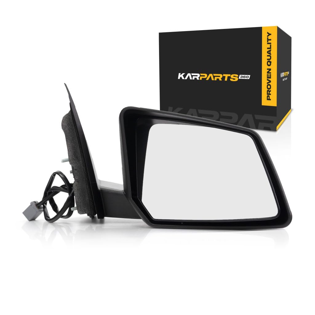 For GMC Acadia Door Mirror 2009 2010 2011 2012 Passenger Side | Power | Non-Heated | Black | Replacement For GM1321388 | 23453776