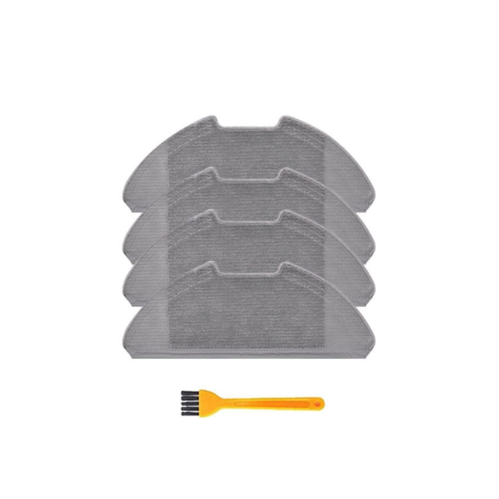 OmPton Hepa Filter，Compatible for Xiaomi Mi Robot Vacuum-Mop 2 Pro Lite Mop Cloth Main Side Brush, Compatible for Mijia Vacuum Cleaner Accessories Kit for Home (Color : Mop Cloth 4pcs)-image-5