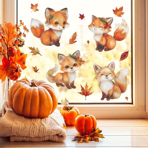 Vinilos decorativos Achang Woodland Autumn Fox miniatura 4