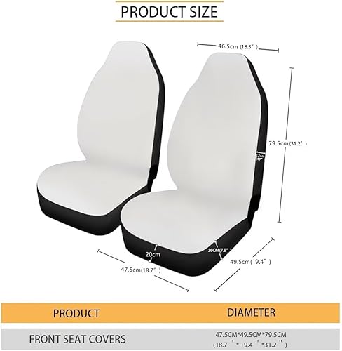 Miniatura 6 de Mumeson Van Gogh - Fundas de asiento de coche de noche estrellada, protector de cojín interior de automóvil, solo asientos delanteros, tamaño