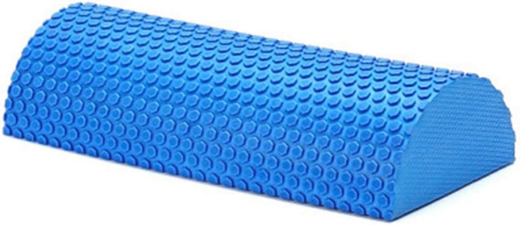 Media Rueda Foam Roller EVA para Yoga Azul miniatura 1