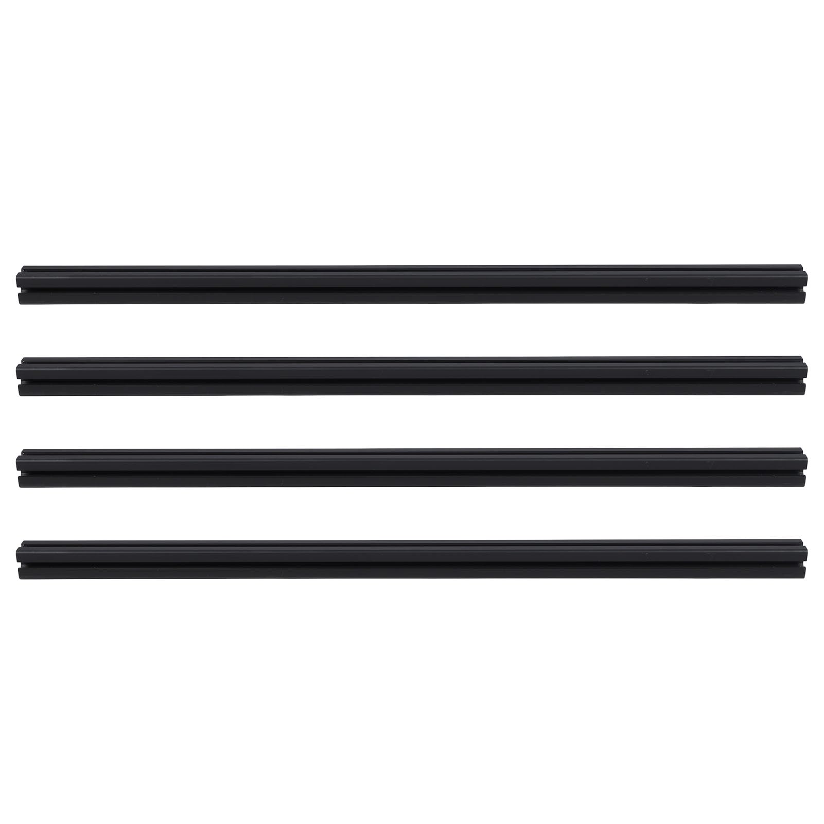 Semme 4040 T Slot Wytłaczanie Aluminium 4 szt. 39,4 Cala Norma Europejska Anodowana Szyna Liniowa do Drukarki 3D CNC Sprzęt do Automatyzacji Stołu Warsztatowego (BLACK)