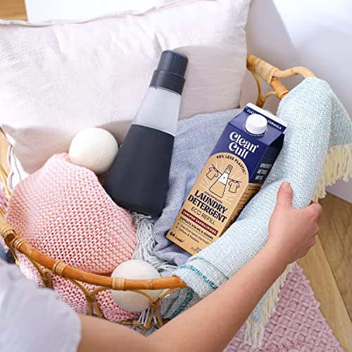 Cleancult Laundry Detergent Refills (32Oz, 3 Pack) - Laundry Soap That Defeats Stains & Odors - Free Of Harsh Chemicals - Paper Based Eco Refill, Uses 90% Less Plastic - Juniper Scandalwood #TOP7