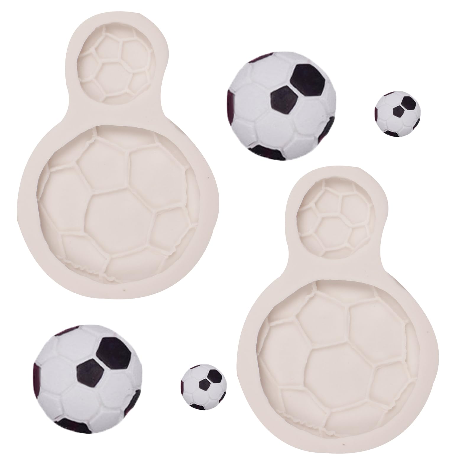 Schokoladenformen für Make-up-Tortendekoration, 4er-Pack, Hi