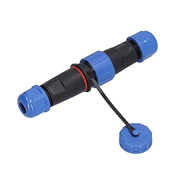 4 Pin Aviation Connector, PA66 Shell Easy Installation Corrosion Resistance Waterproof Aviation Plug and Socket for Auto Electrical Industry