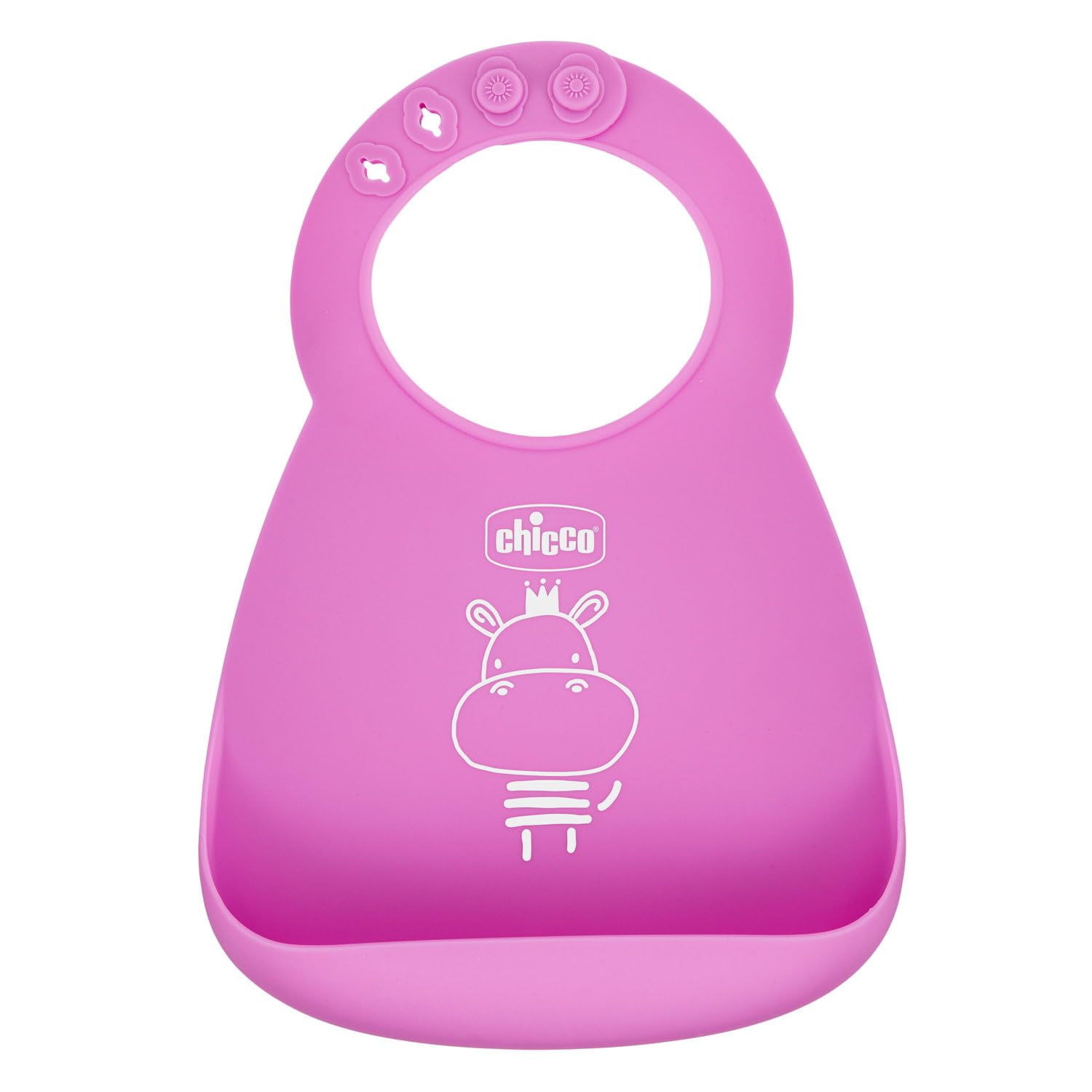 Chicco Set Pappa Silicone Easy Start, Set Pappa Bambino Antiscivolo, Senza BPA, Set Svezzamento 3 Pezzi Composto Da Bavaglino Rigido Easy Roll, Ciotola Easy Con Ventosa e Cucchiaino, 6M+, Rosa