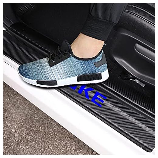 SENYAZON Pegatina Protectora de Entrada de Coche para Nissan Juke Decoración Scuff Placa de Fibra de Carbono Vinilo calcomanía Coche Accesorios de Estilo