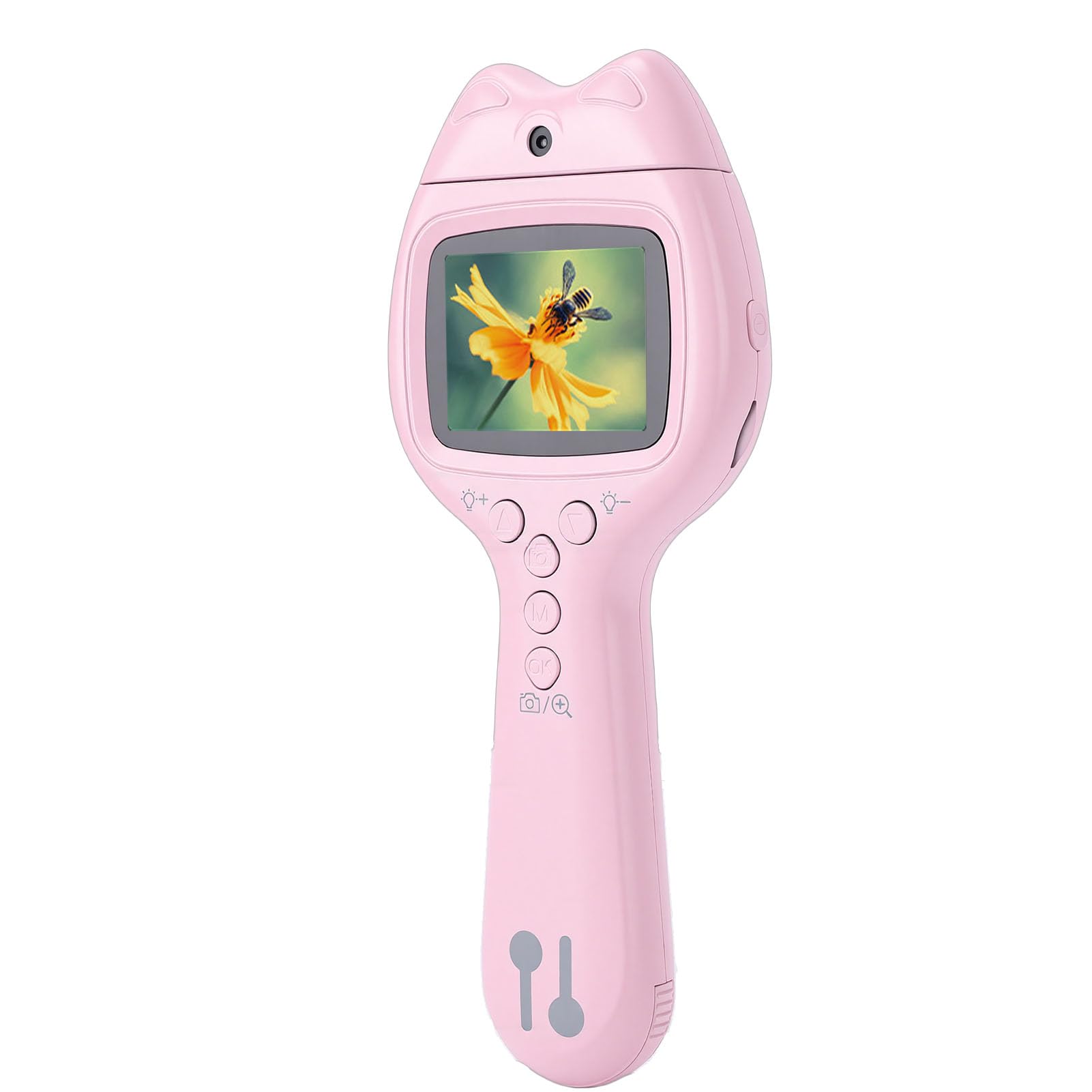 Hand-Digitalmikroskop, 500-facher Optischer Zoom, 2 MP Kamera, Tragbares Mikroskop, Digitalmikroskop mit 2,0-Zoll-Bildschirm, 1080P-Video, 180 Grad Drehbares Objektiv für Jungen und Mädchen