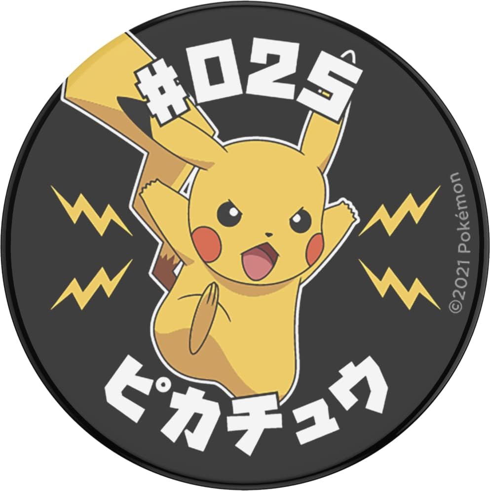 PopSockets Phone Grip with Expanding Kickstand, PopSockets for Phone - Pikachu
