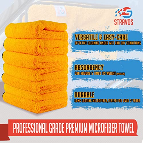 Stravos Basic Panni Microfibra per Pulizia Auto