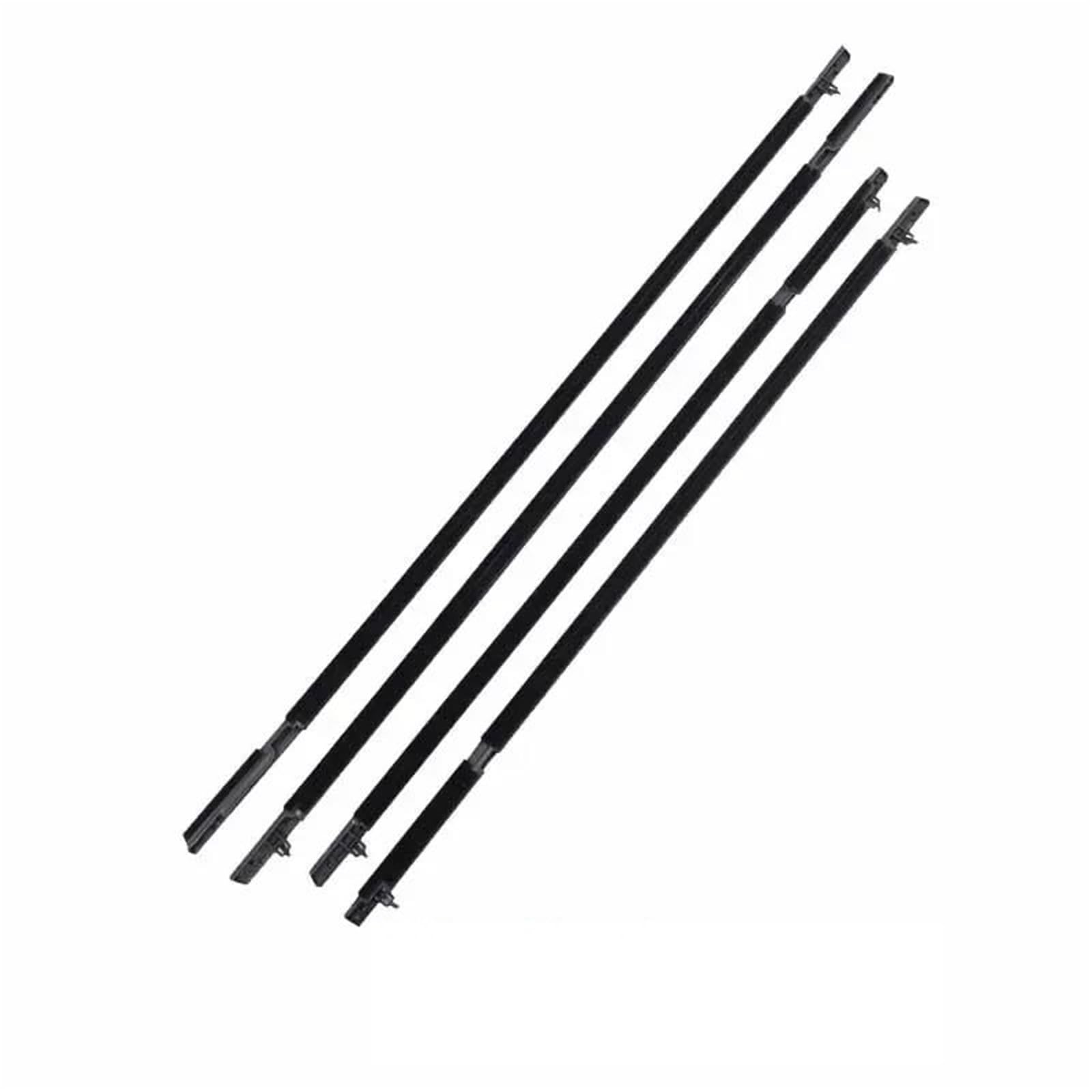 Striscia Tenuta Portiera Striscia Sigillante Finestrini Auto Per Toyota Per Vios XP40 2002-2007 Soluna Guarnizione Antipioggia Porte Adesivi Cinture Guarnizioni(4pcs)