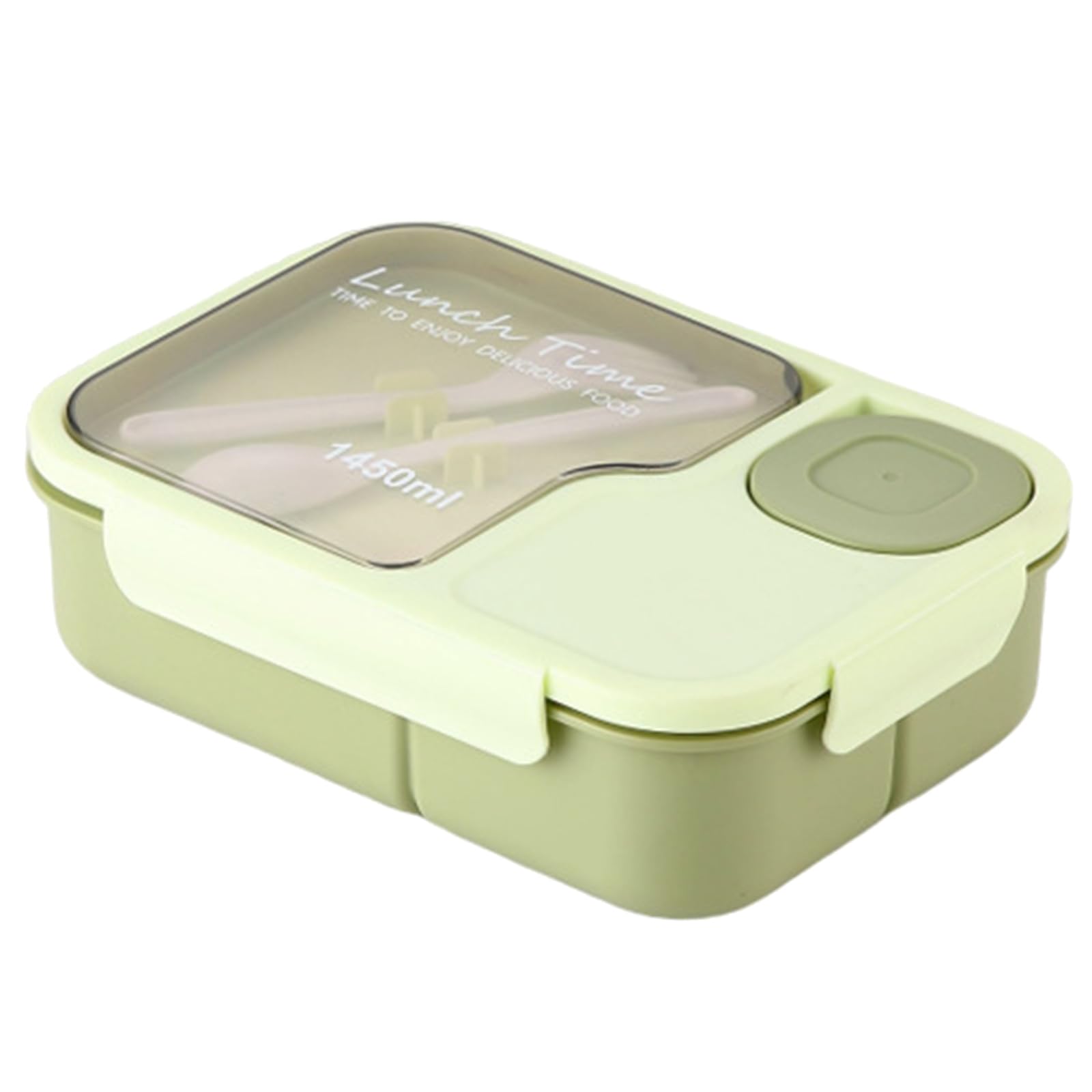 Jazuaiao Functional Meal Box with Seal Lid Delicate Food Storage Box with Seal Lid and Cutlery Set for Lunches Sturdy Food Storage