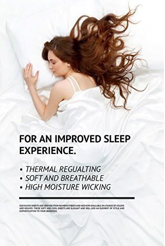 Miniatura 8 de Sábanas de algodón egipcio suave de 550 hilos de Tienda de tamaño Queen, juego de sábanas para colchón de tamaño Queen (60 x 80) para colchones de