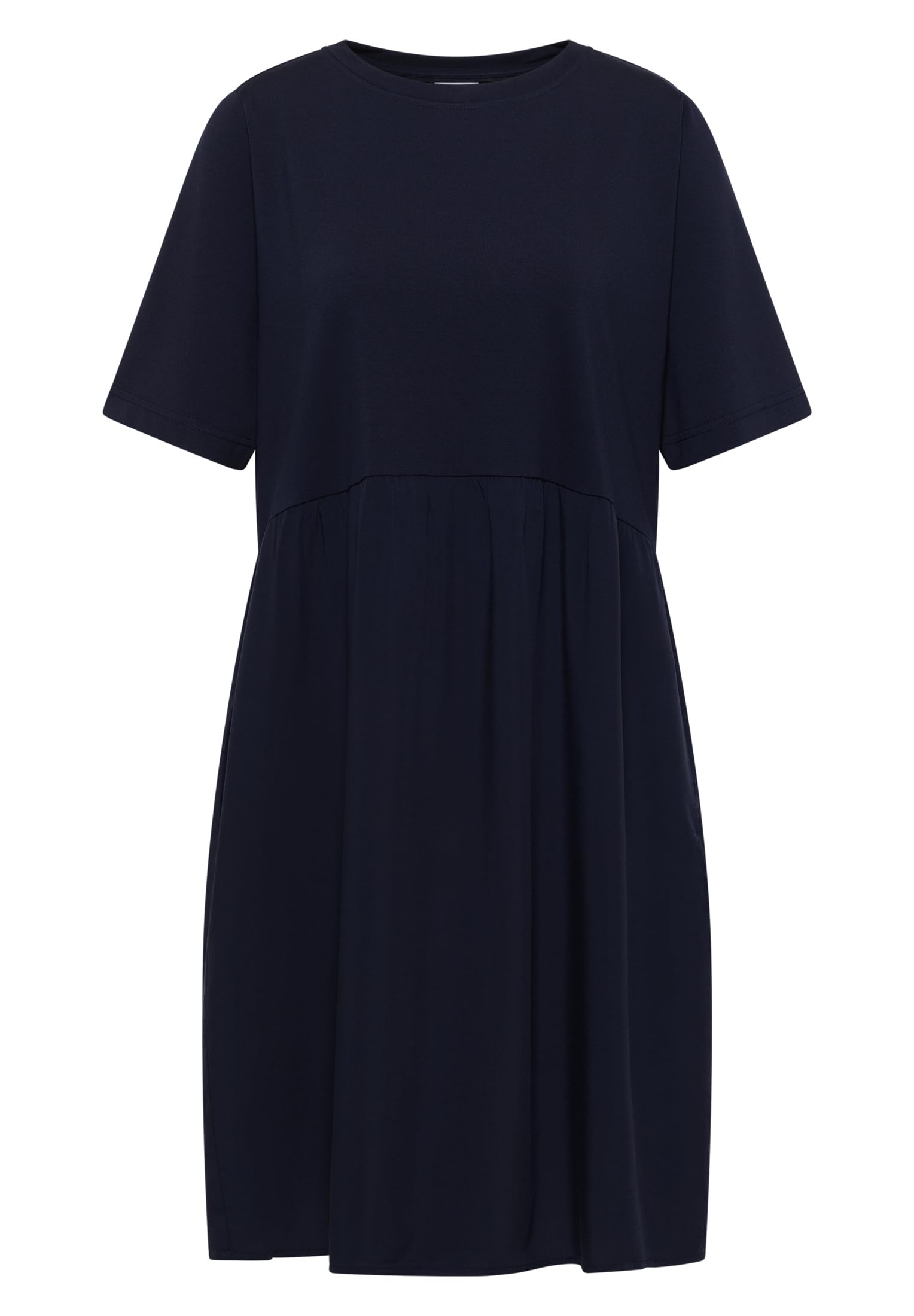 Cecil Damen 1409503 Knielanges Kleid mit Strukturmix (1er Pack)