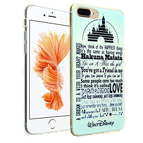 DURARMOR Compatible with iPhone 8 Plus Case, ® FlexArmor Love Flexible Bumper ScratchSafe TPU Thin Case Shock Absorbing Protector Cover 8 Plus Dream Love