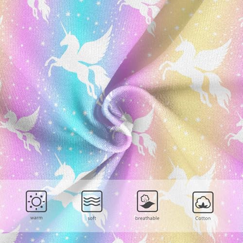 Girls' Underwear Unicorn Starry Sky Cotton Stretch Comfort Toddler Panties3