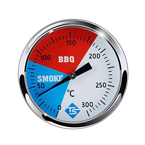 Räucherthermometer Edelstahl BBQ Thermometer Bis 300 ℃ Für Alle Grills, Smoker, Räucherofen Und Grillwagen, Analog, Grillzubehör – Bild 6
