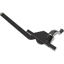 Casement Zinc Alloy Left Hand Window Crank Handle 9 Inch Black