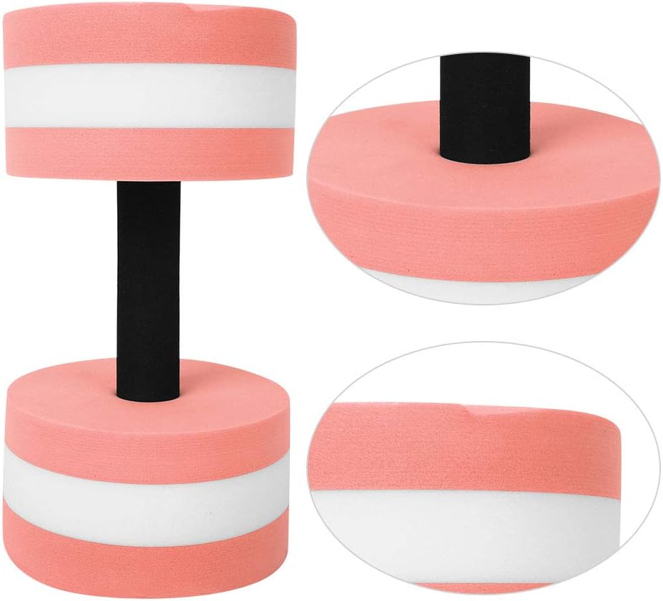 Keenso Eco-Friendly Roundness Foam Water Workout Dumbbells Water Weights Barbell Floating Dumbbell Fitness Equipment