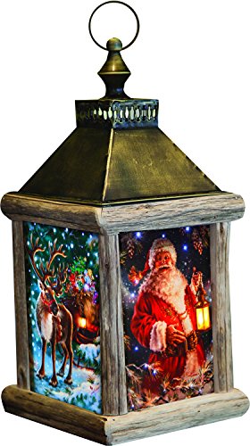 The Enchanted Santa Lantern Fiber Optic