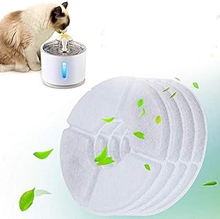 MIFXIN 4 Pack Replacement Filters for 2.4L Cat Dog Water Fountain Pet Drinking Fountain Accessory