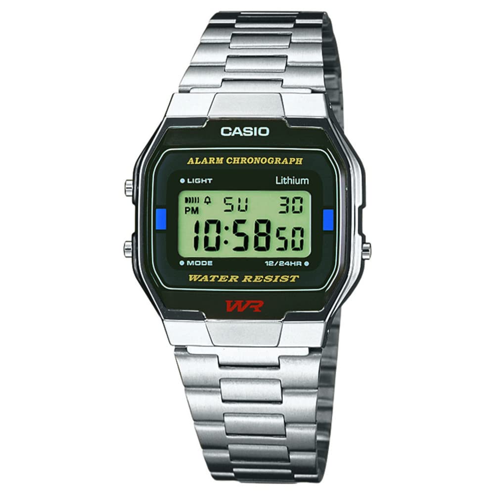 CASIO デジタル腕時計 ステンレスバンド 箱付き CASIO デジタル腕時計 ステンレスバンド 箱付き