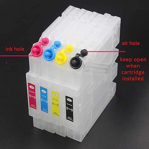 Miniatura 3 de UPink 4pcs Empty refillable Ink Cartridge with one time chip Compatible for Virtuoso Sawgrass SG500 SG1000 Printer