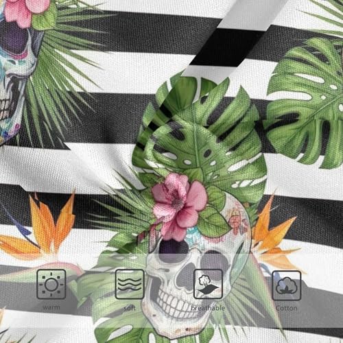 Personalized Girls Underwear Toddlers 2t Cotton Cute Panties Girl Colorful Skulls Pink Flowers Plam Underpants Briefs3