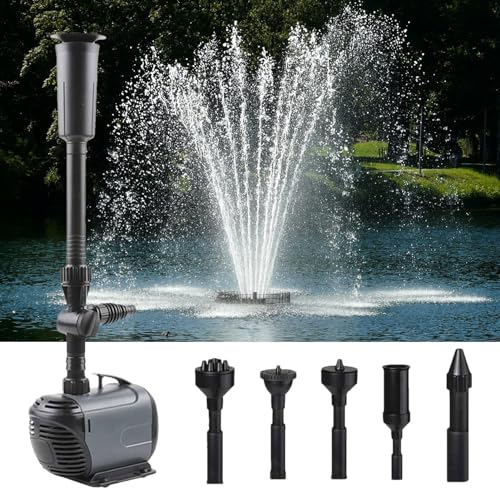 Pompe aquarium et fontaine sans colmatage grâce au kit de filtre inoxydable