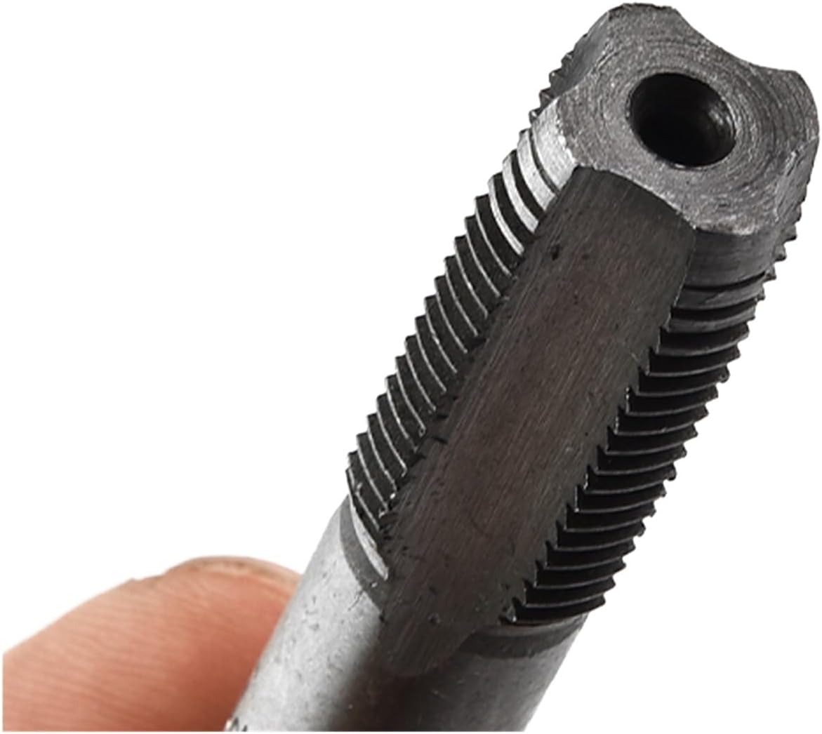 SBTRKT G1/8 1/4 3/8 1/2 3/4 1 HSS Taper Pipe Tap Metal Screw Thread Cutting Tools Machining Tools Threading Tool Tap & Die Set Thread (Color : G3 8)