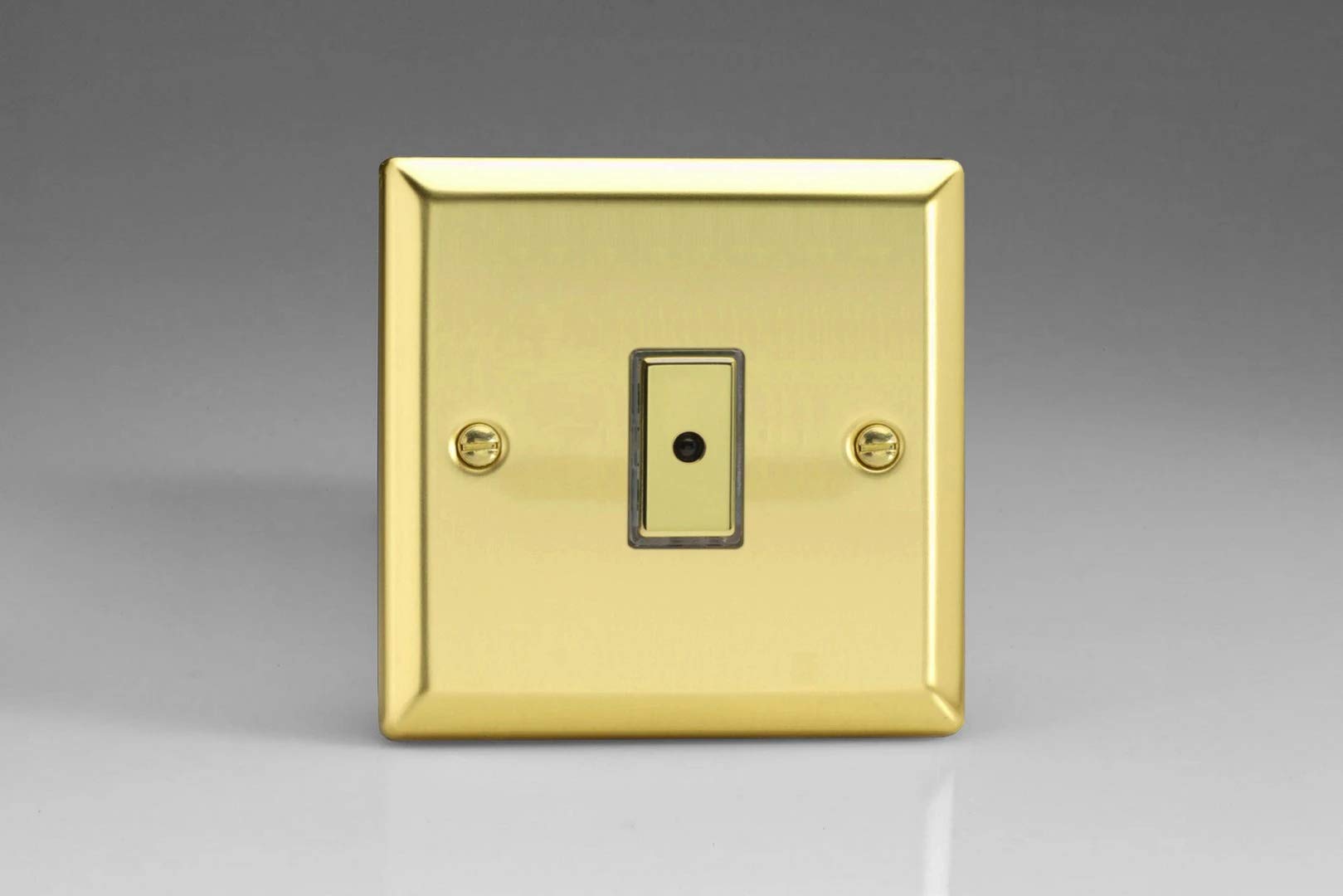 Varilight 1-Gang 1-Way Remote/Tactile Touch Control Master LED Dimmer 1 x 0-100W (Max 10 LEDs) Victorian Brass JVE101