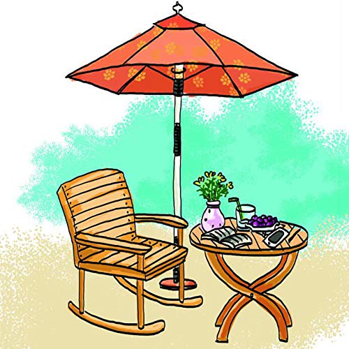 Wjxboos Large Uv Protection Patio Umbrella,Round Beach Umbrella,Adjustable Height Market Umbrella,Portable Sturdy Outdoor Umbrella #TOP1