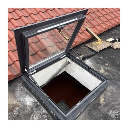 Ventana de sótano de vidrio templado de alta resistencia y tragaluces para áticos