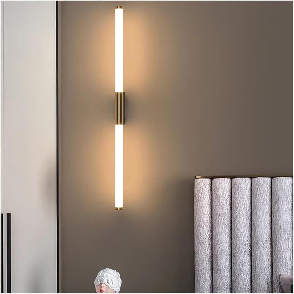 Nowoczesna lampa ścienna LED do salonu, schodów, przedpokoju, przedpokoju (zimne światło 70)