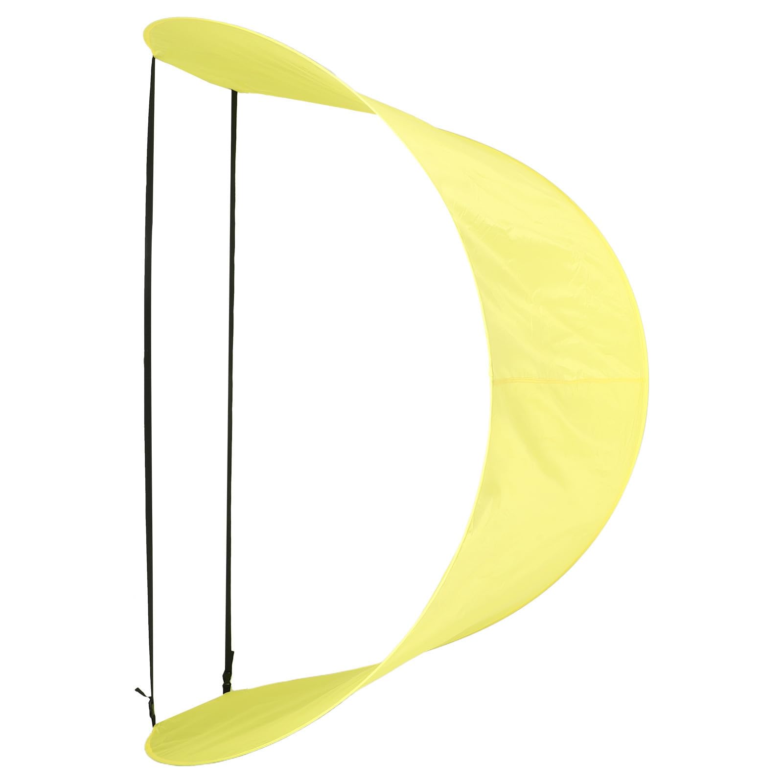 Toldo Amarillo para Piscina Portátil Plegable de PVC Protección Solar