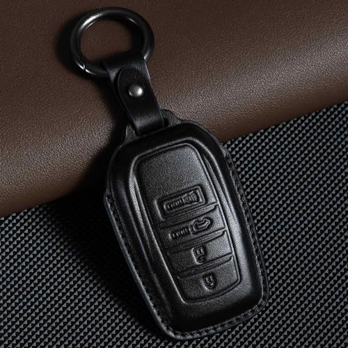 Image of for Toyota Key Fob Cover Leather car key case fits 2027 2026 2025 2024 Grand Highlander Camry Crown signia Highlander Venza Land cruiser accessories