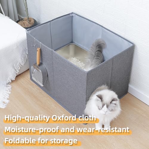 Enclosure portátil para arenero de gato ETIAL, 17" alto miniatura 5