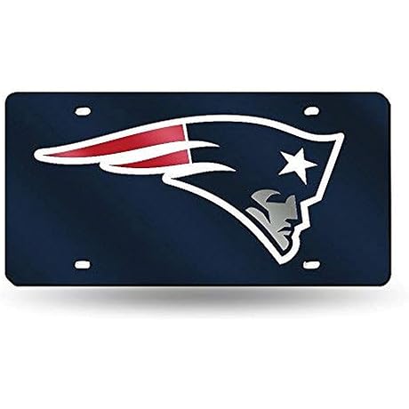 Rico Industries NFL Laser Tag Patriots Plates