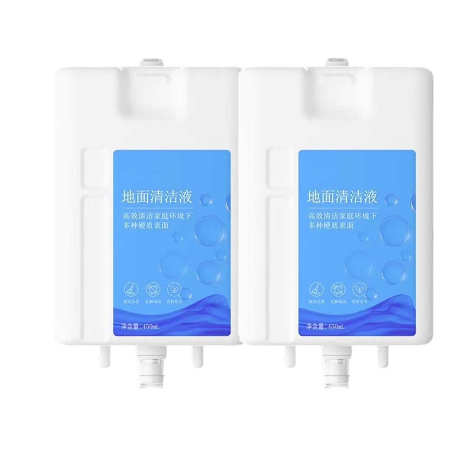 Solución Limpiadora Quitamanchas Original 450ml. Compatible con Limpiador de Pisos Especial Dreame L20 Ultra L10 Prime X10 X10plus (Color : Cleaning Solution 2pcs)