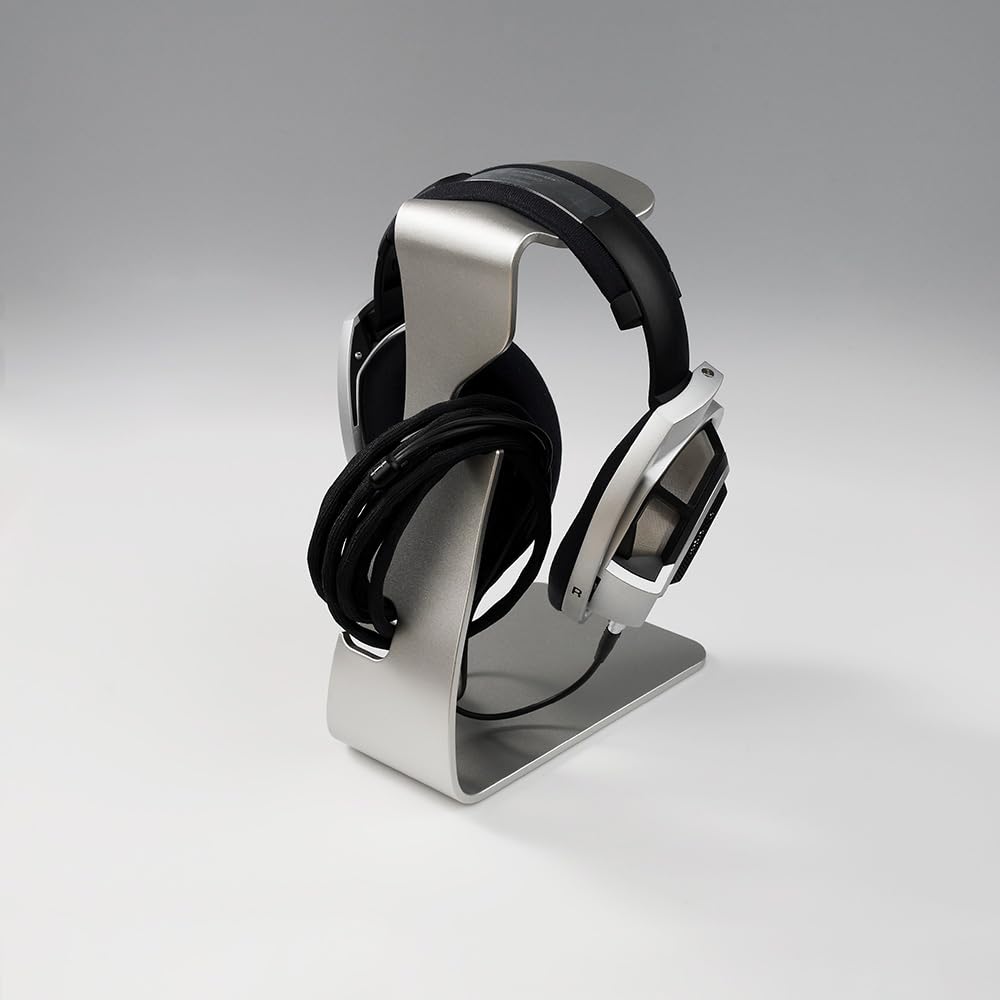 Premium Kopfhörerständer aus eloxiertem Aluminium, Gaming-Headset-Halter, einteiliges Design, Kopfhörerhalter auf dem Schreibtisch, kompatibel mit Sennheiser, Bose, Beats, Razer, AKG, Airpod Max