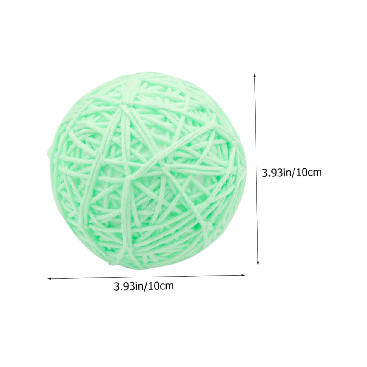 Gatuida Interactive Cat Ball with Bell Woolen Yarn Pet Scratching Ball for Indoor Cats Bright Colors Enhance Playtime and Encourage Healthy Clawing